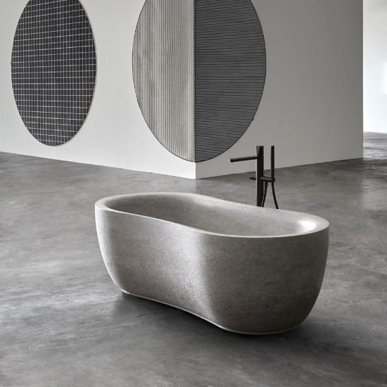 Antonio Lupi Fida Oval Stone Bathtub