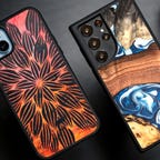 Carved custom case on Galaxy S23 and iPhone 13