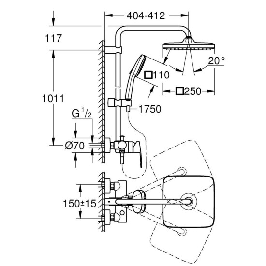 Grohe Tempesta System 250... 2